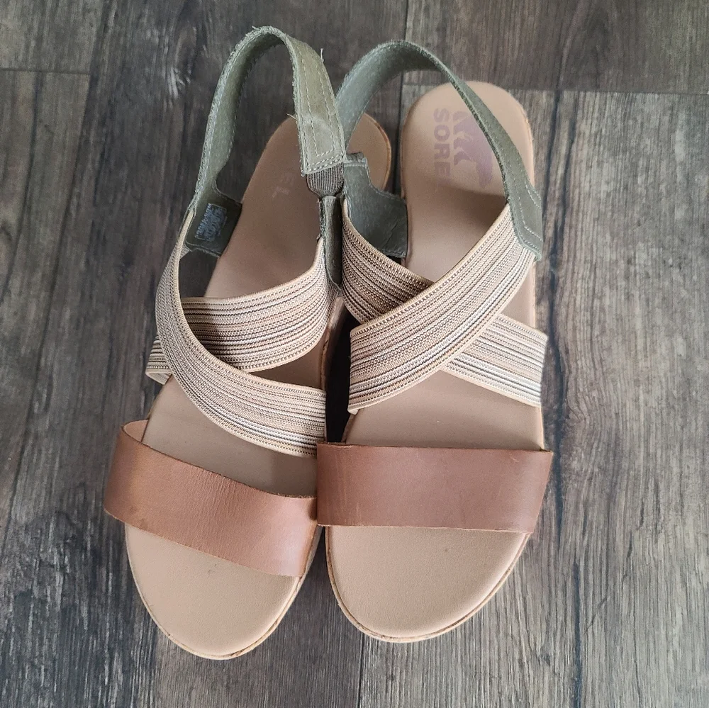 IGUC Sorel Cameron Slingback Leather Sandal - Picture 4 of 7